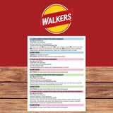 Walkers classic crisps multipack 20 bags, imported from the UK