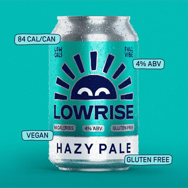 Lowrise Hazy Pale Ale 330ml, UK version