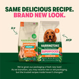 Harringtons puppy grain free dry dog food with chicken 1.7kg, UK version