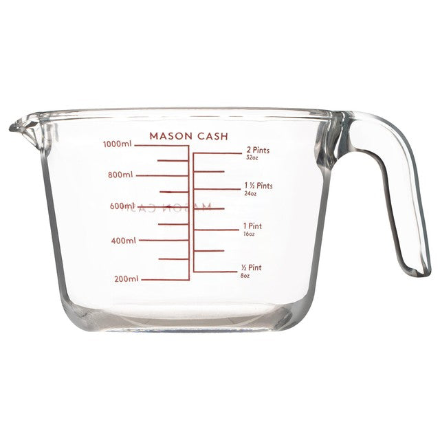 Rayware Mason Cash glass measuring jug 1L, imported from the UK