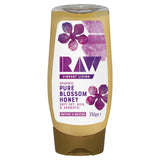 RAW Health Organic Pure Blossom Honey 350g, imported from the UK