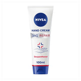Nivea 3 in 1 Repair Hand Cream 100ml, imported from the UK
