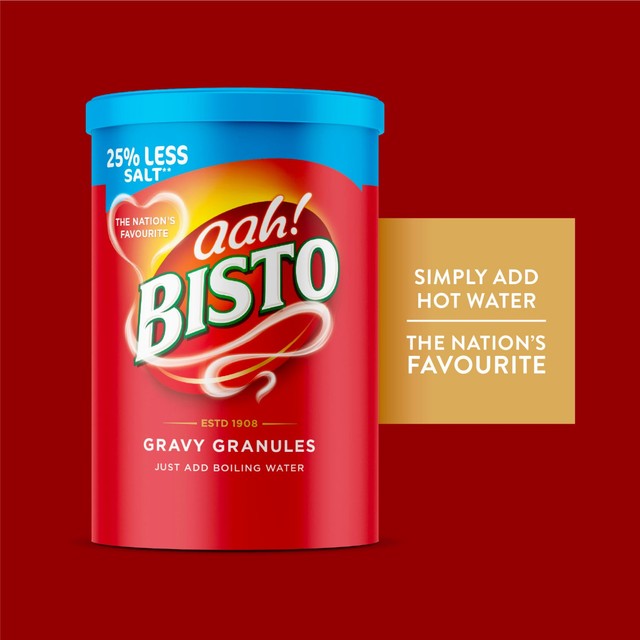 Bisto reduced salt gravy granules - British product