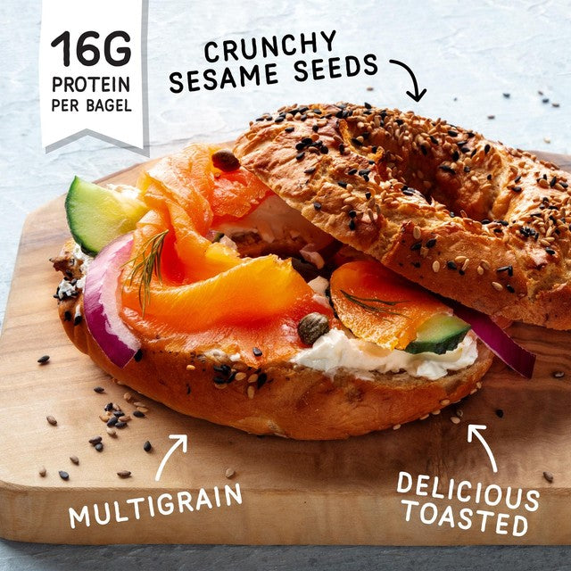 Fitbakes high protein keto bagels pack of 2 - British product