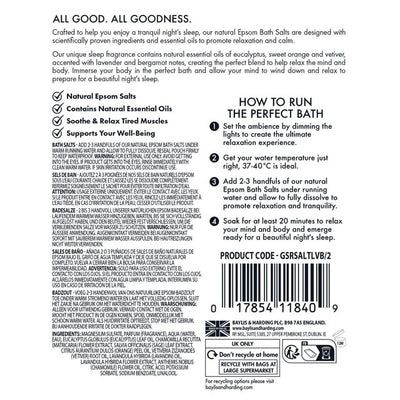 M&S Baylis & Harding Goodness Sleep Epsom Badesalt Lavendel & Bergamott 1 kg - Kjøp online hos McGrocer