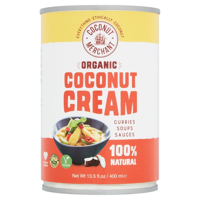 Coconut Merchant Organic Coconut Cream 400ml - British product