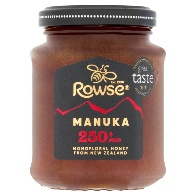 Rowse Manuka honey 250+ MGO 225g, imported from the UK
