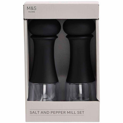 M&S M&S Collection Salt & Pepper Mills Black One Size- Buy online at McGrocer