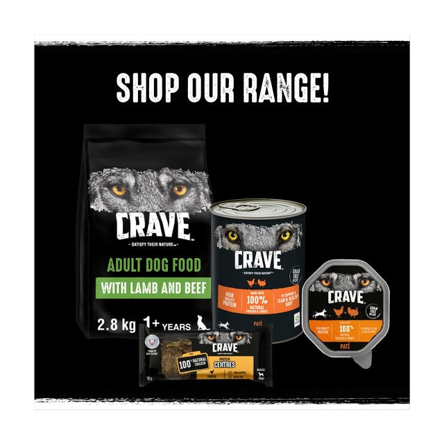 Crave dog food chicken turkey 400g - British product