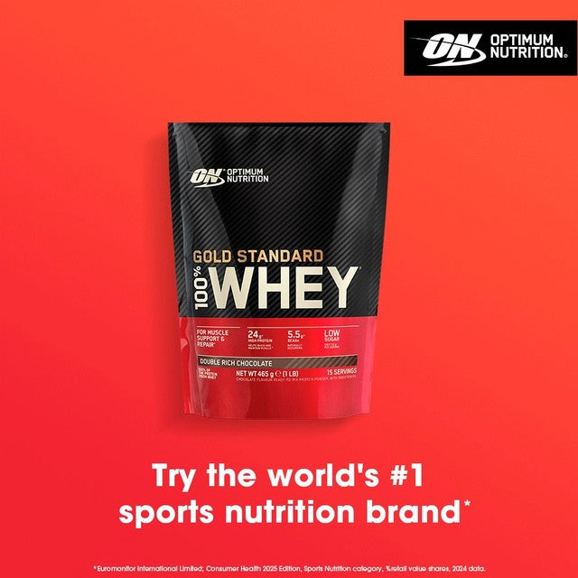 Optimum Nutrition Gold Standard Whey Protein Powder Double Chocolate - British product