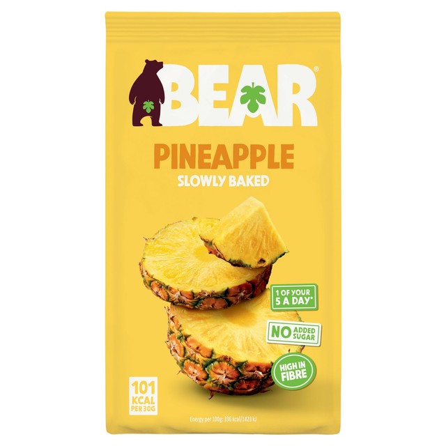 Bear dried fruit snack pineapple 100g - British product