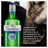 Alcool sans alcool Gordon's 0.0% 70cl, version britannique