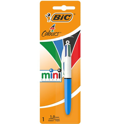 M&S Bic Mini 4 Colour Ballpoint Pen 12 cm- Buy online at McGrocer