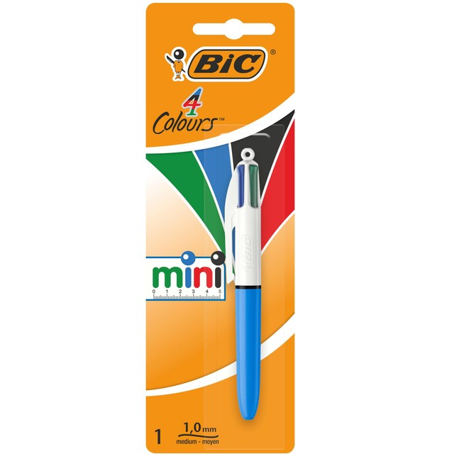 Bic Mini 4 Colour Ballpoint Pen 12 cm - British product