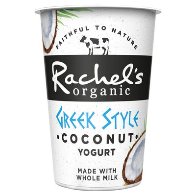Rachel's økologisk gresk-stil kokosyoghurt 450g