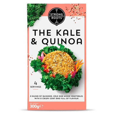 M&S Strong Roots برجر كالي وكينوا نباتي مجمد 300 جم - اشترِ عبر الإنترنت من McGrocer