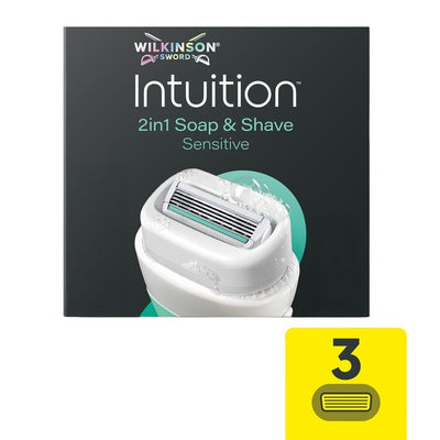 M&S Wilkinson Sword Intuition Sensitive Women's Razor Blade Refills 3-Pack- Buy online at McGrocer