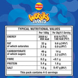 Wotsits Giants Really Cheesy crisps 130g (British brand)