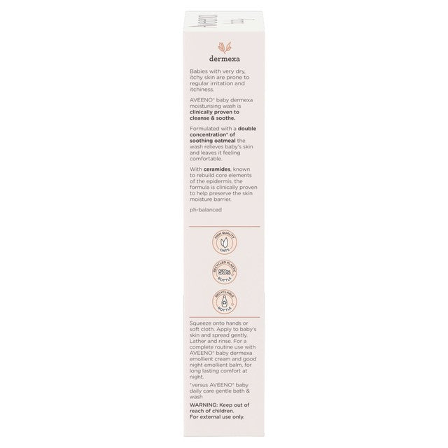 Aveeno Baby Dermexa Moisturising Wash 250ml - British product