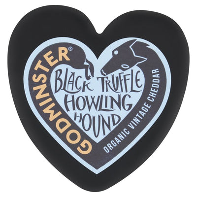 M&S Godminster Black Truffle Vintage Organic Cheddar Heart Cheese 200g- Buy online at McGrocer