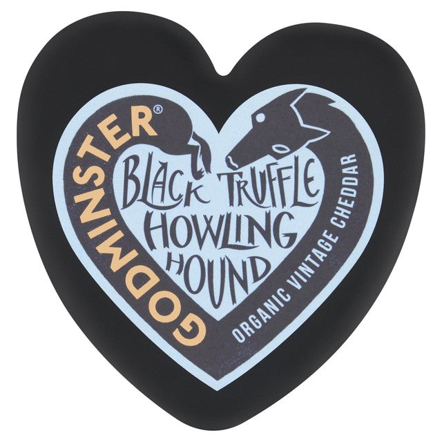 Godminster black truffle cheddar cheese 200g, UK version