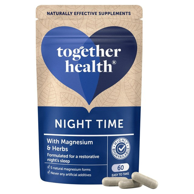 Together Health Night Time With Magnesium & Herbs 60 capsules (British brand)