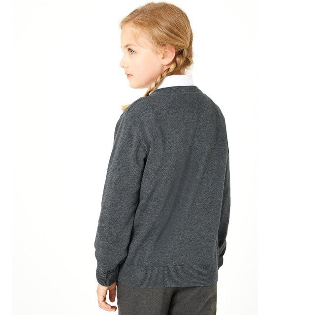 M&S grey children's jumper for ages 9-10, imported from the UK
