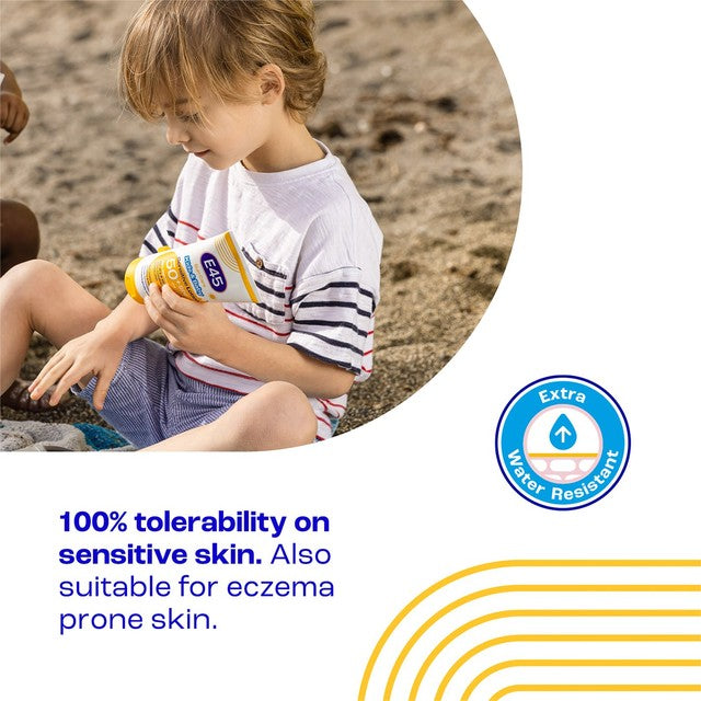 E45 kids and baby sun cream SPF 50+ - British product