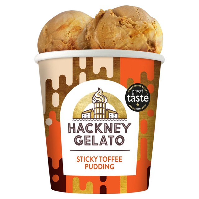 Hackney Gelato Sticky Toffee Pudding Gelato 460ml, UK-Version