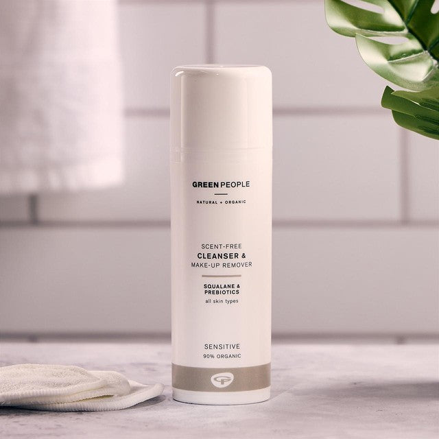 Green People Scent Free Cleanser & Makeup Remover 150ml, UK version