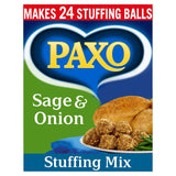 Paxo Sage & Onion Stuffing Mix 340g, imported from the UK