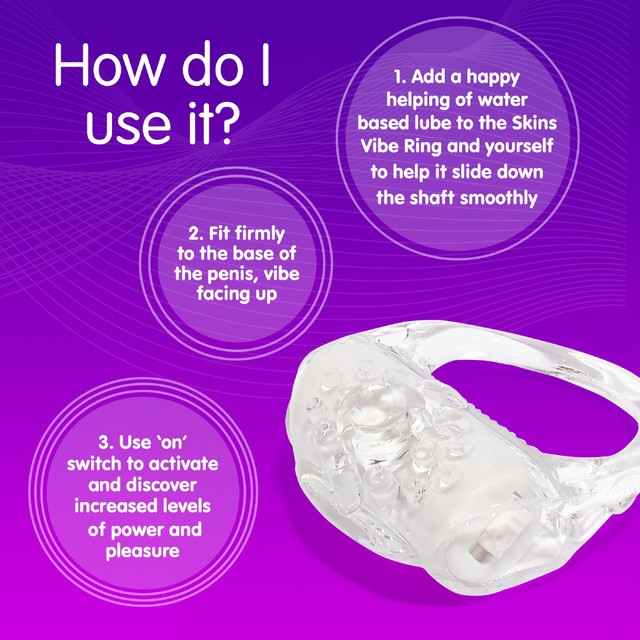 Skins vibrating ring retail pack (British brand)