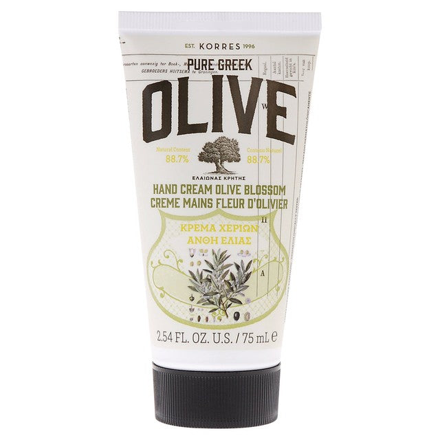 Korres Olive Blossom hand cream 75ml, UK version
