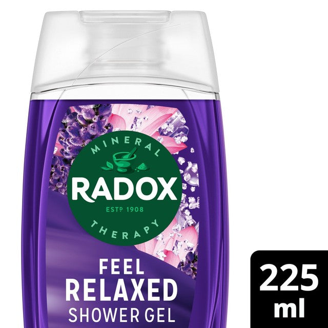 Radox Feel Relaxed shower gel 225ml, imported from the UK