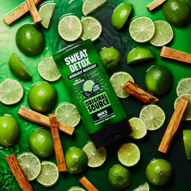 Original Source Workout Recovery Sweat Detox shower gel, UK version