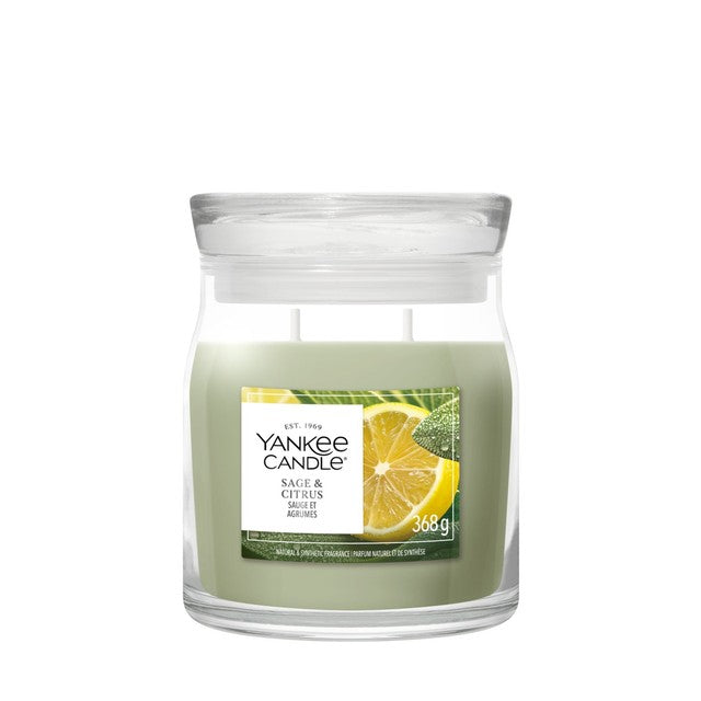 Yankee Candle Sage & Citrus candle 368g, UK version