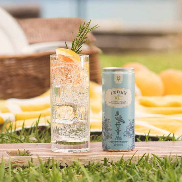 Lyre's Alcohol Free G&T tonic water 4 x 250ml, UK version