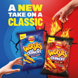 Wotsits Crunchy Really Cheesy corn snacks 140g (British brand)