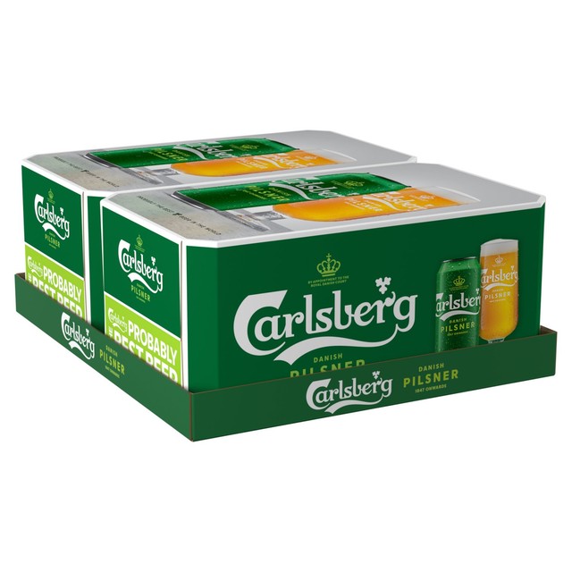 Carlsberg Pilsner Danish Lager 15 x 440ml cans - British product