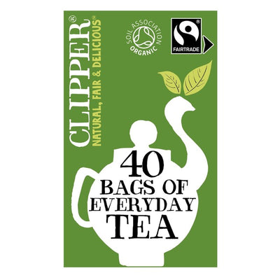 M&S Clipper Organic & Fairtrade Everyday Black Tea Bags 40 Bags- Buy online at McGrocer