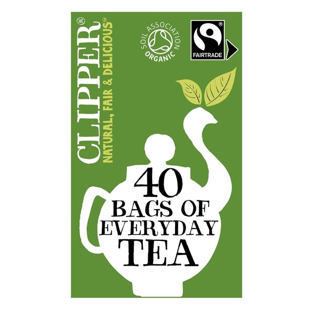 Clipper Everyday tea bags 40 bags - British product