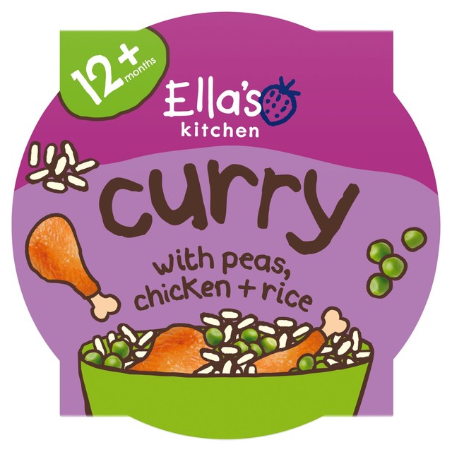 Ella's Kitchen chicken curry tray 12+ months - British product