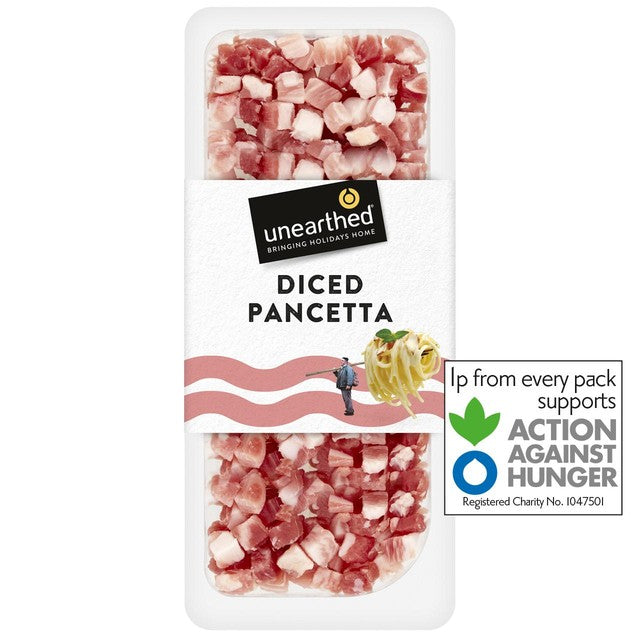 Unearthed Diced Pancetta 2 x 77g (British brand)
