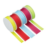 KitchenCraft cake decorating ribbon set in bright colours, UK version