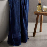 M&S cotton bath sheet in Midnight, imported from the UK