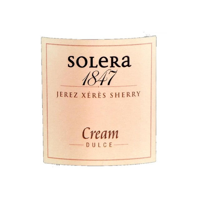 Solera 1847 Cream Sherry 75cl, UK version