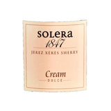 Solera 1847 Cream Sherry 75cl, UK version