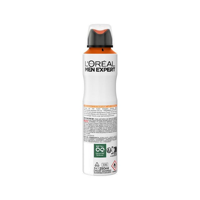 L'Oreal Men Expert Deodorant Hydra Energetic Extreme Sport 250ml, UK version