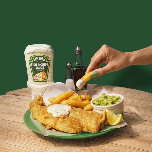 Heinz tartare sauce for fish and chips 400ml, UK version