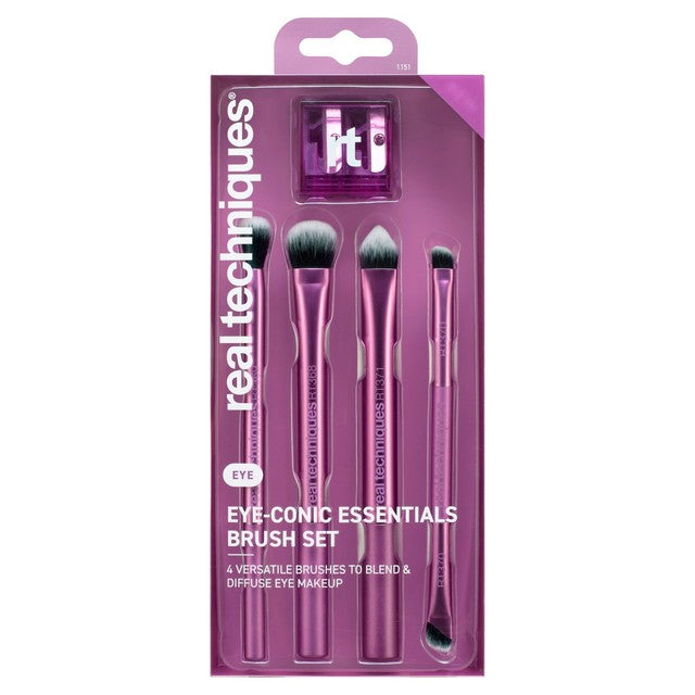 Real Techniques Eye-Conic blending brush set 4 pieces, imported from the UK